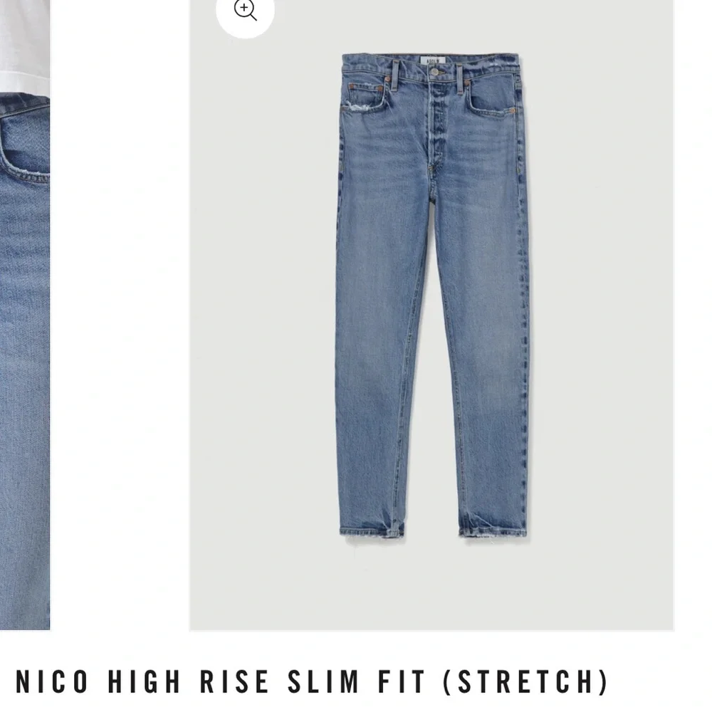 Agolde Nico High Rise Slim Fit Jeans - Picture 4 of 10